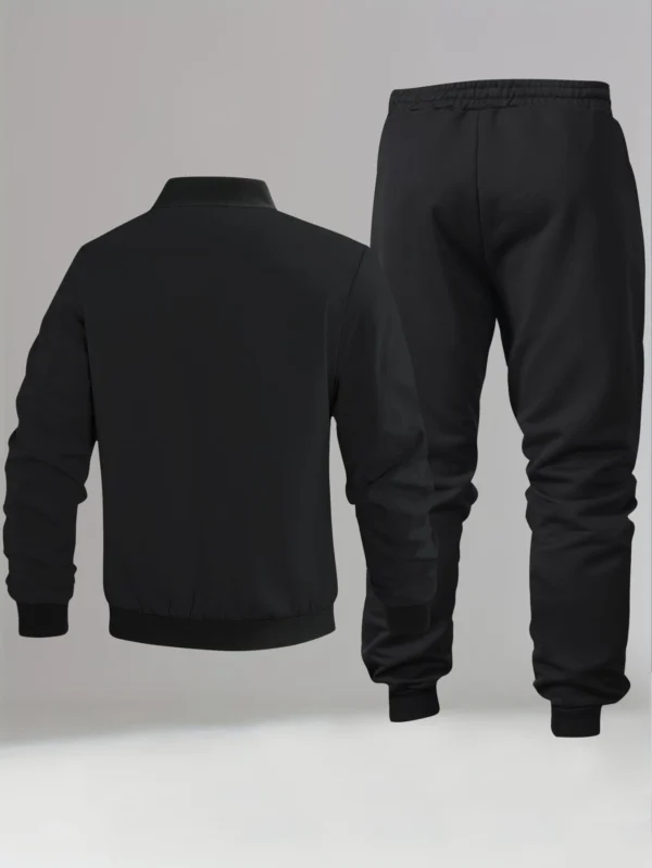 Ensemble bomber imprimé oiseaux et jogging – Image 14