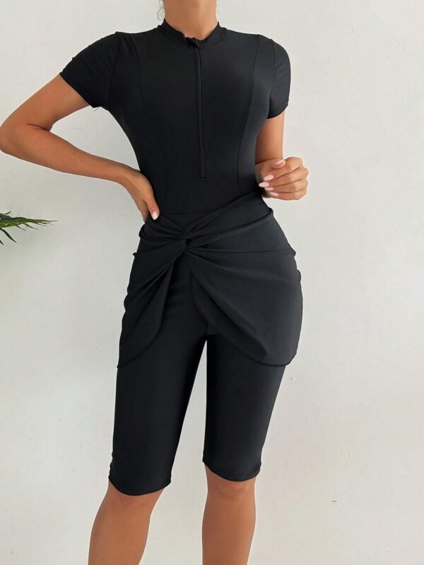 Swim Mulvari Burkini 3 pièces zip manches courtes