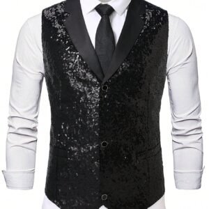 Manfinity AFTRDRK Gilet col châle uni