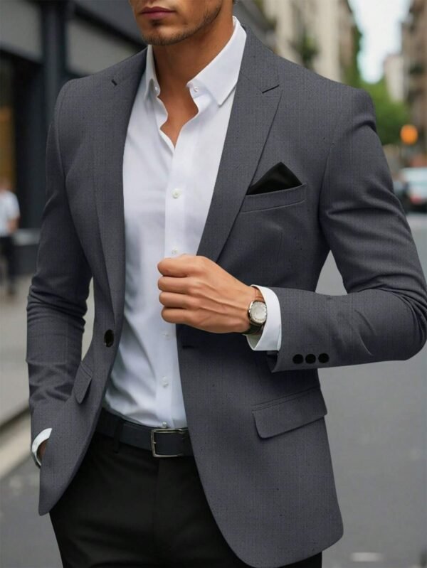 Manfinity Hypemode Veste casual boutons poches – Image 6