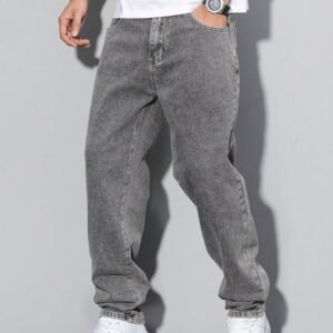 Manfinity Homme Jeans fuselé délavé