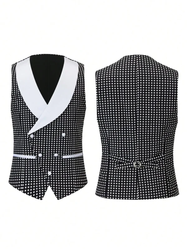 Costume 3 pièces un bouton – Image 3