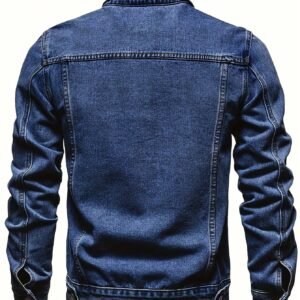 Veste en jean manches longues boutons devant