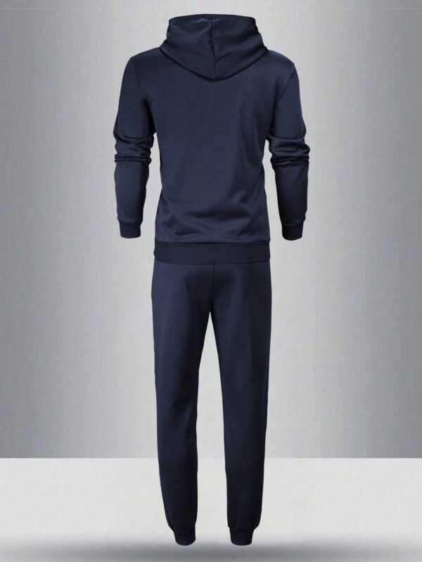 Ensemble sweat unicolore & pantalon taille élastique – Image 10