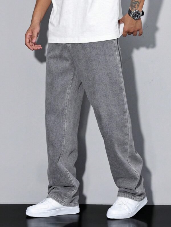 Manfinity Hypemode Jeans droits à poches obliques