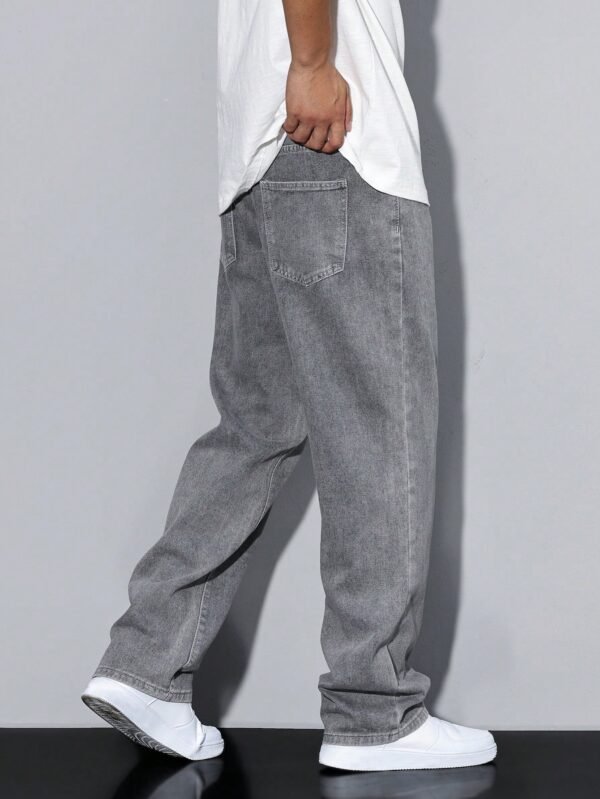 Manfinity Hypemode Jeans droits à poches obliques – Image 2