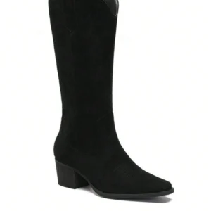 Bottes Santiag petits talons surpiqûres