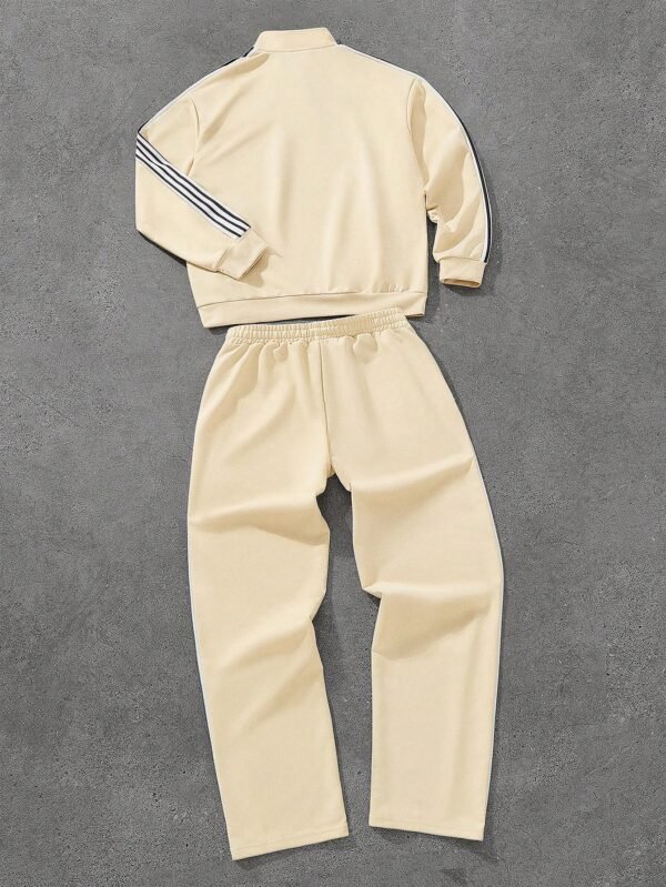Manfinity EMRG Polo tennis & pantalon kaki – Image 2