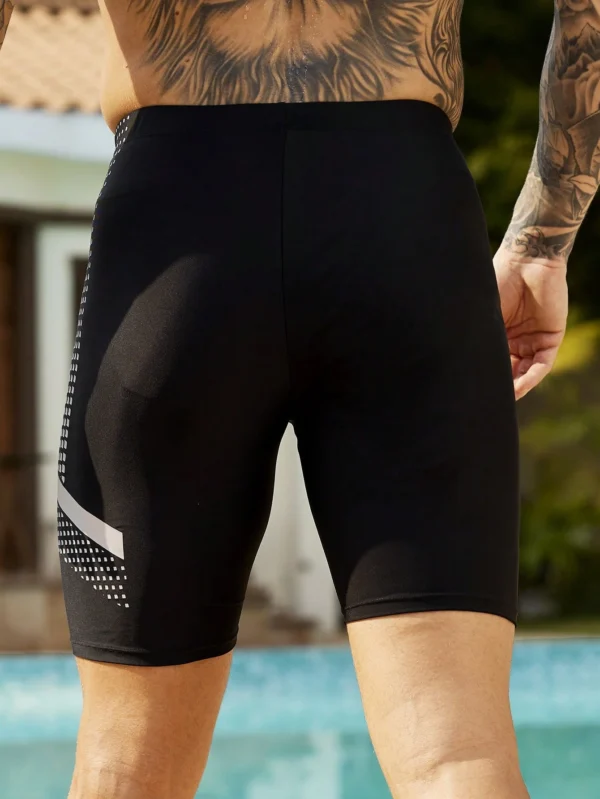 Manfinity Swimmode Maillot élastique géométrique – Image 2