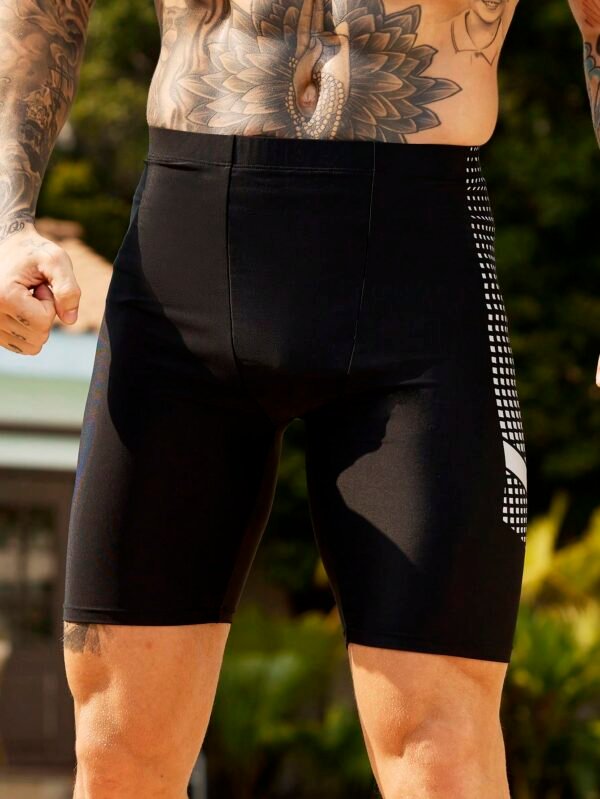 Manfinity Swimmode Maillot élastique géométrique – Image 5