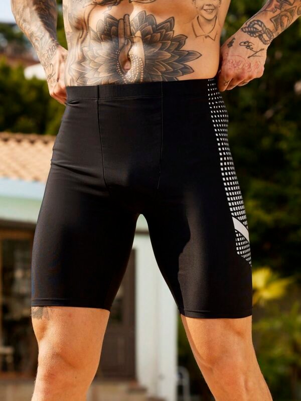 Manfinity Swimmode Maillot élastique géométrique – Image 7