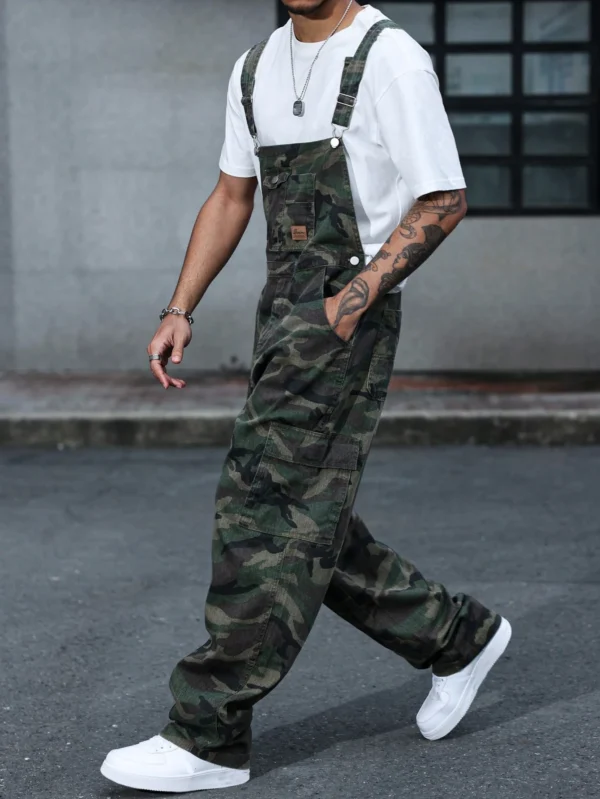 Pantalon salopette jean décontracté