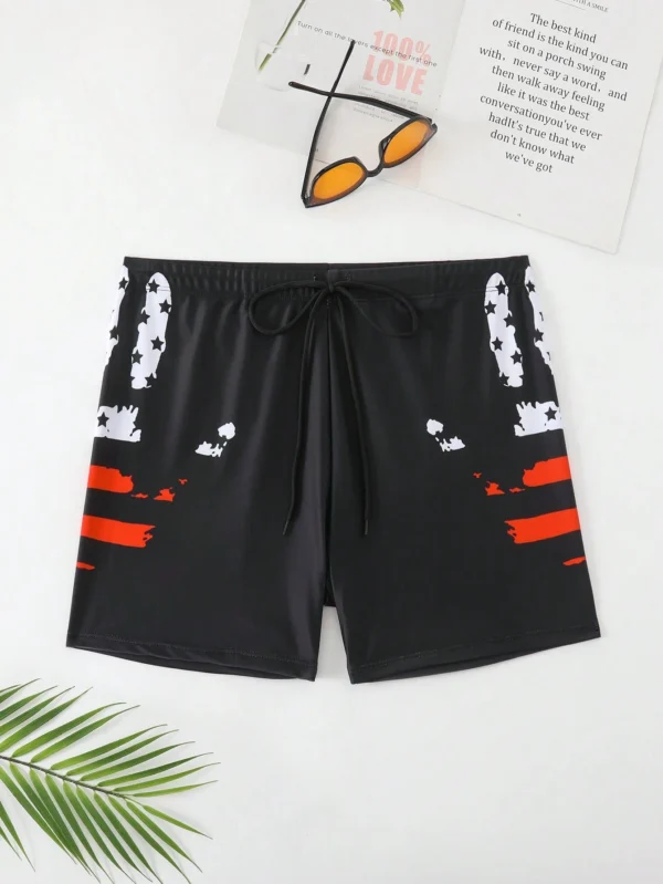 Manfinity Swimmode Maillots rayures étoile – Image 3
