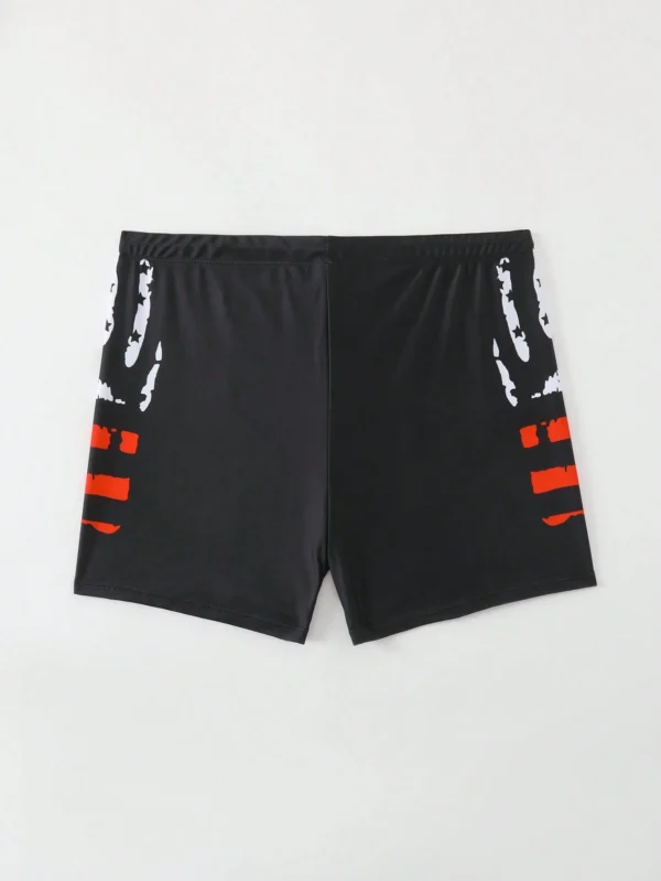 Manfinity Swimmode Maillots rayures étoile – Image 2