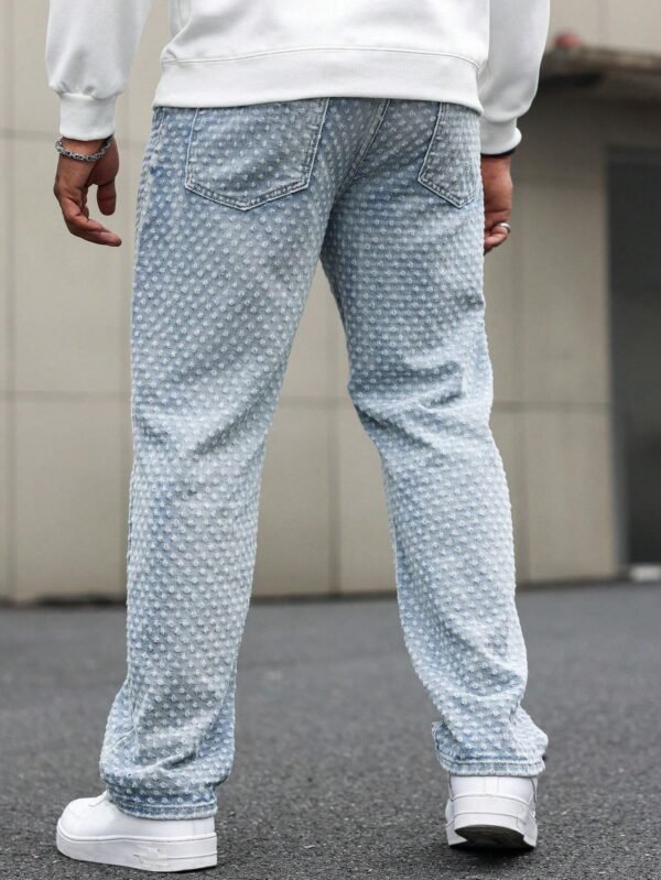 Manfinity Jeans décontractés bleu clair lavé – Image 2