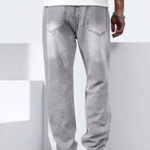 Manfinity RivetRise Jeans décontractés à coupe droite