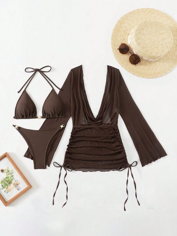 SHEIN Swim Bikini et robe cache-maillot – Image 3