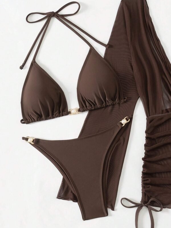 SHEIN Swim Bikini et robe cache-maillot – Image 4