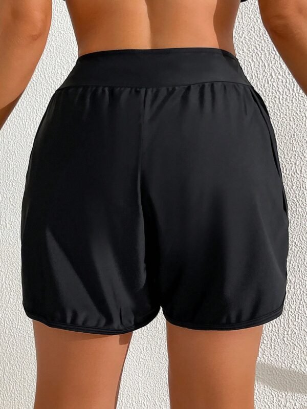 SHEIN Swim Short plage élastique unicolore – Image 2
