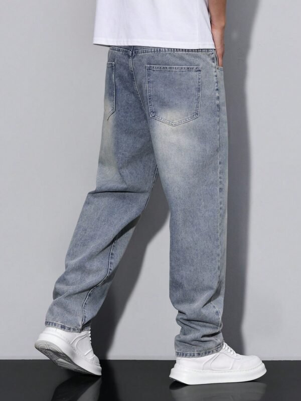 Manfinity RivetRise Jeans décontracté coupe droite – Image 2