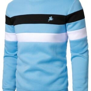 Manfinity Top manches longues patchwork