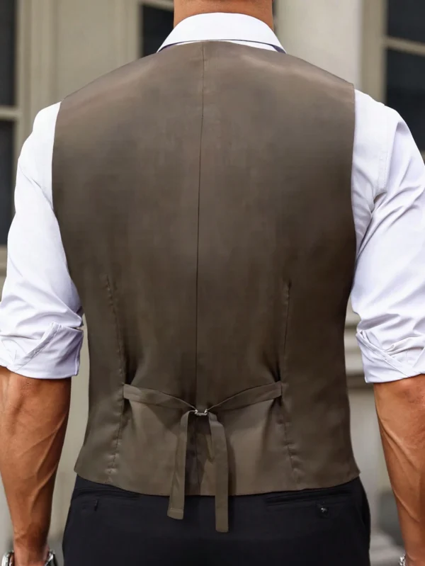 Manfinity Bizformal Gilet boutonnage uni – Image 2
