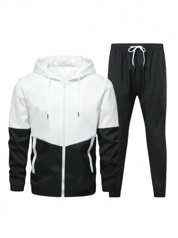 Ensemble top et pantalon contrasté – Image 3