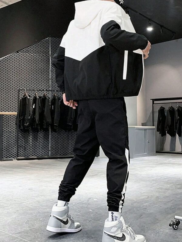 Ensemble top et pantalon contrasté – Image 5
