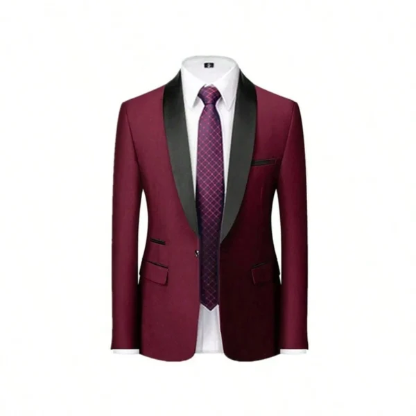 Costume marié blazer slim – Image 4