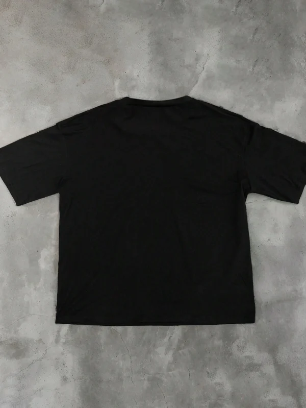 T-shirt ample rayures géométriques – Image 4