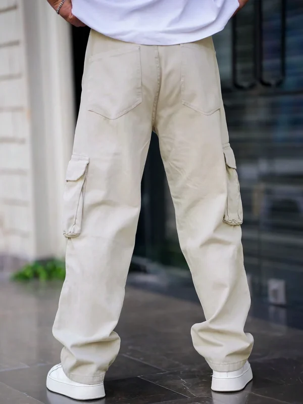 Pantalon cargo vintage américain ample – Image 4