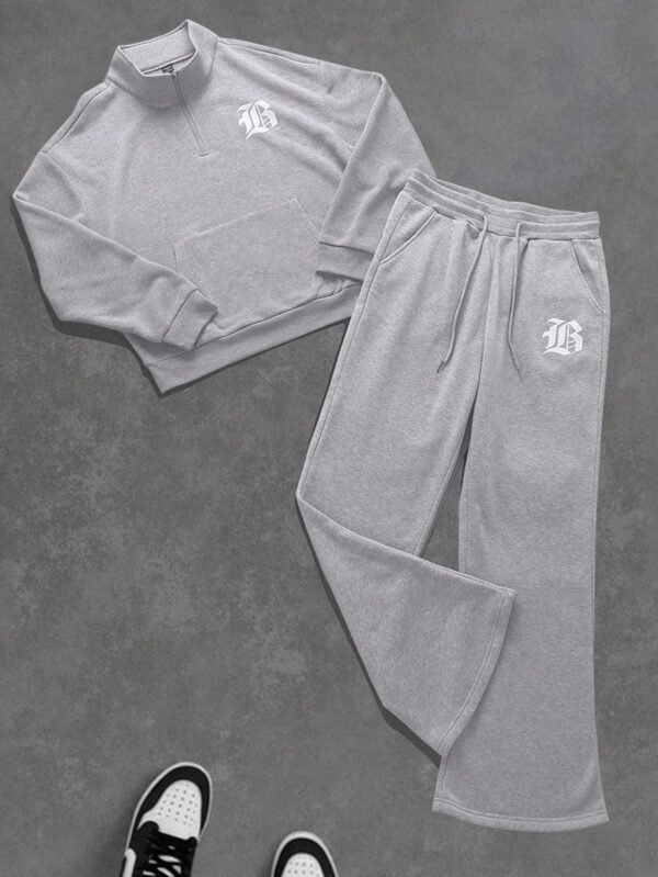 Manfinity Hypemode Ensemble sweat imprimé & pantalon – Image 3