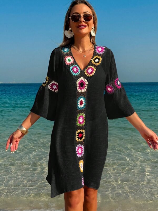 SHEIN Swim Robe ample fente florale – Image 5