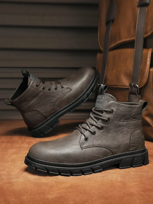 Bottes hautes automne/hiver homme,  cargo à lacets
