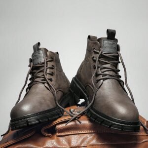 Bottes hautes automne/hiver homme,  cargo à lacets