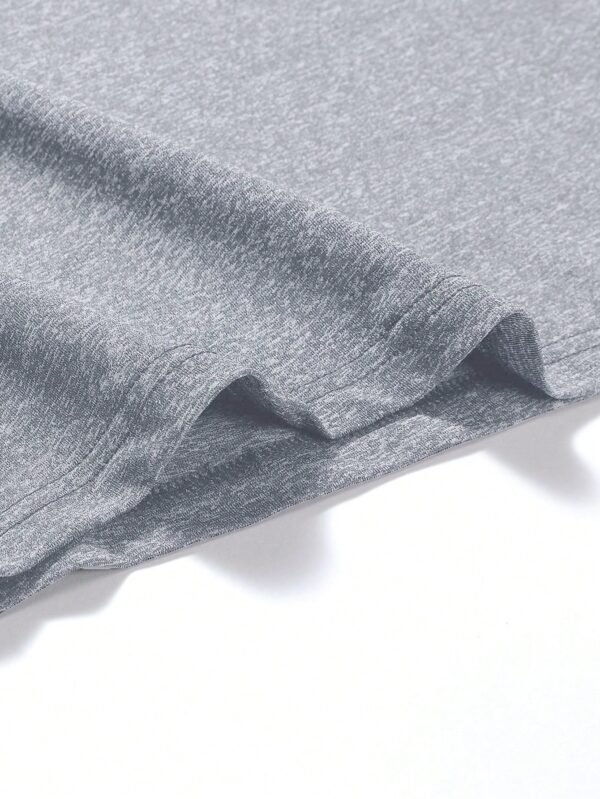 Set 3 polos unis kaki/gris/noir – Image 10