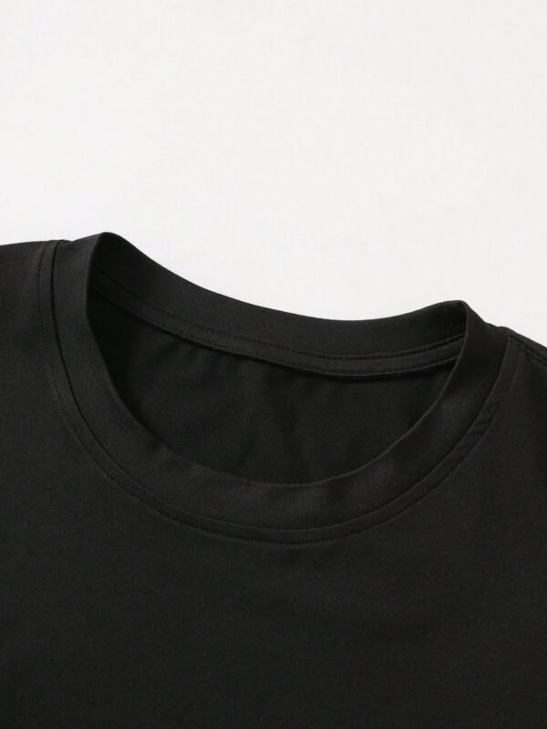 T-shirt manches courtes slogan peinture – Image 7