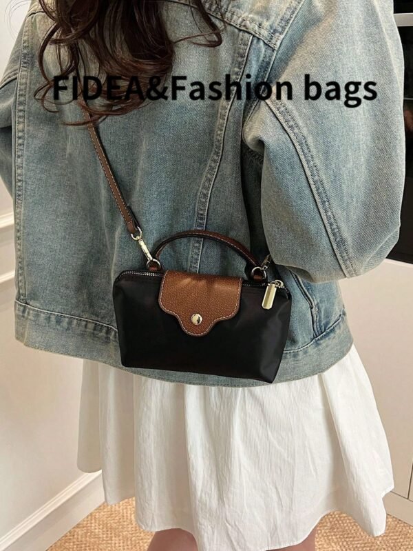 Sac seau PU unicolore mode – Image 7