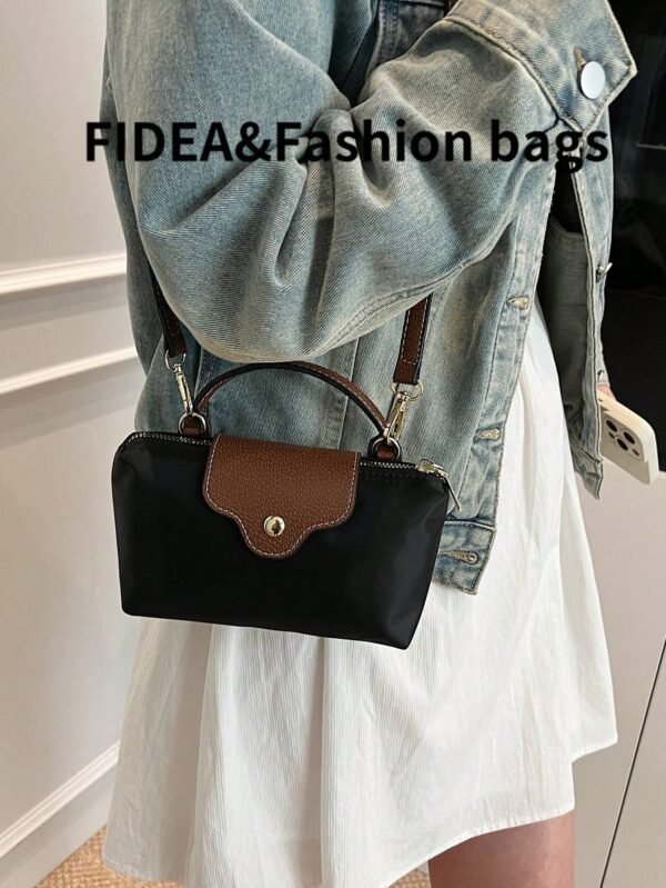 Sac seau PU unicolore mode – Image 6