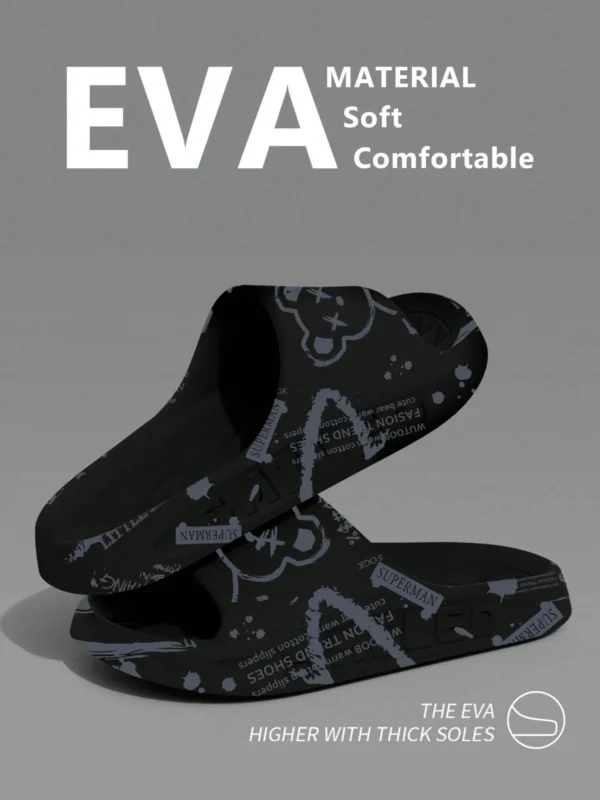 Chaussons imprimés ours dessin animé – Image 4