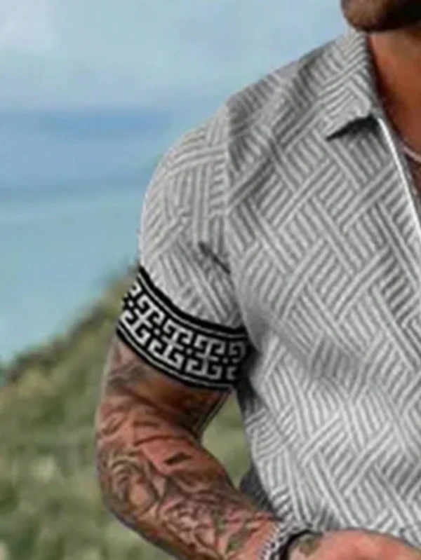 Polo & short imprimé Jacquard – Image 16