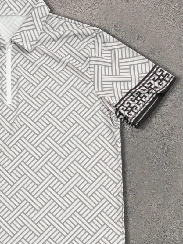Polo & short imprimé Jacquard – Image 20