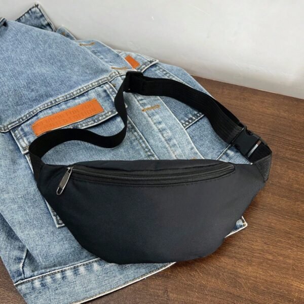 Sac banane unicolore homme multifonction – Image 8