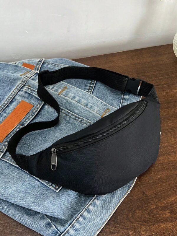Sac banane unicolore homme multifonction – Image 9