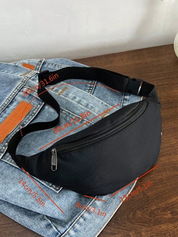 Sac banane unicolore homme multifonction – Image 16