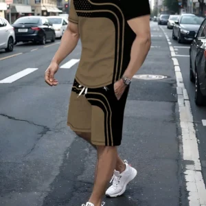 Ensemble t-shirt imprimé short été