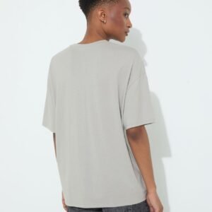 T-shirt oversize gris clair