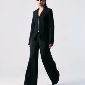 Veste blazer zippée