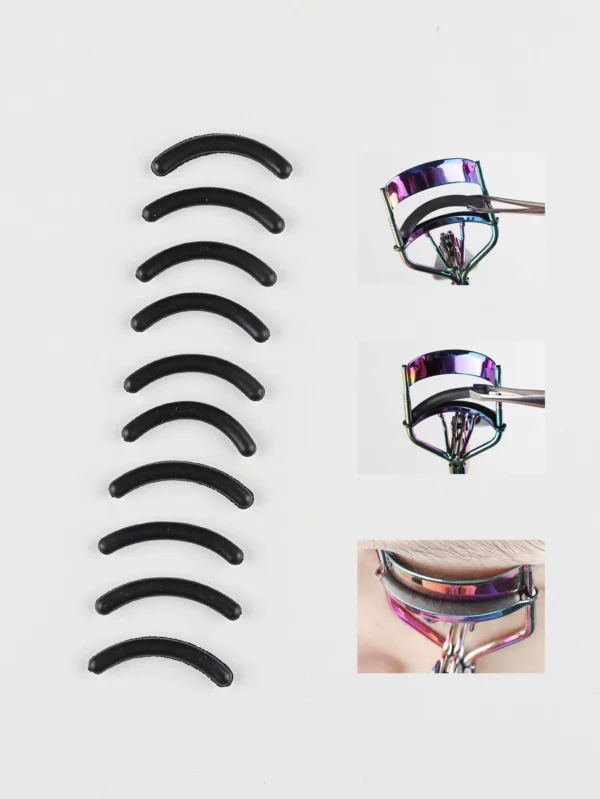 Bandes recharge recourbe-cils 10 pcs – Image 3