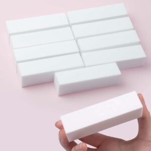 10 pcs blocs ponçage blanc